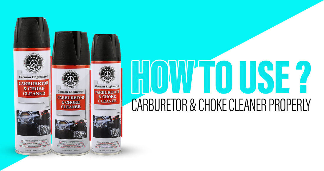 How to Use Carburetor & Choke Cleaner Properly
