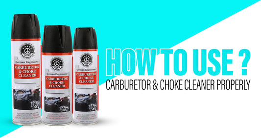 How to Use Carburetor & Choke Cleaner Properly