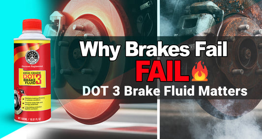DOT 3 Brake Fluid – Why Brakes Fail Without It