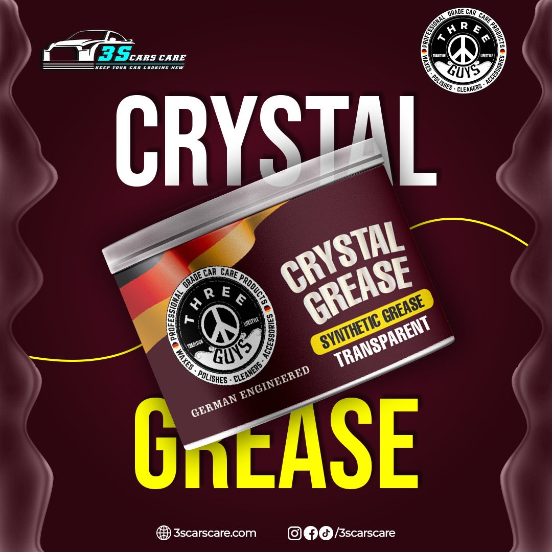 Crystal Grease – Transparent Synthetic Grade | THREE GUYS - German Engineered 100g
