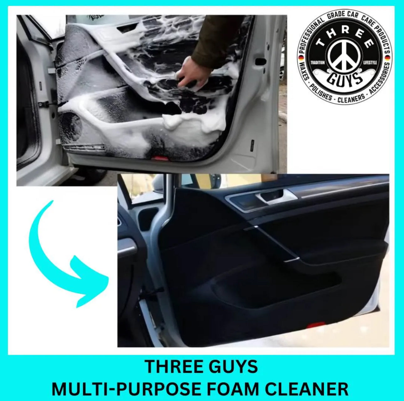 MULTIPURPOSE FOAM CLEANER – THREE GUYS
