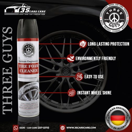 Tire Foam Cleaner β THREE GUYS
