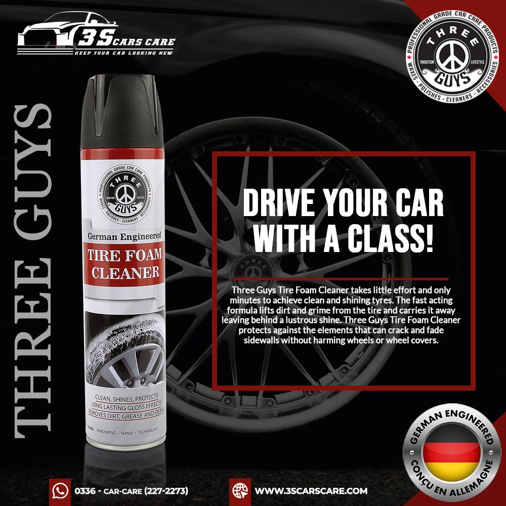 Tire Foam Cleaner β THREE GUYS