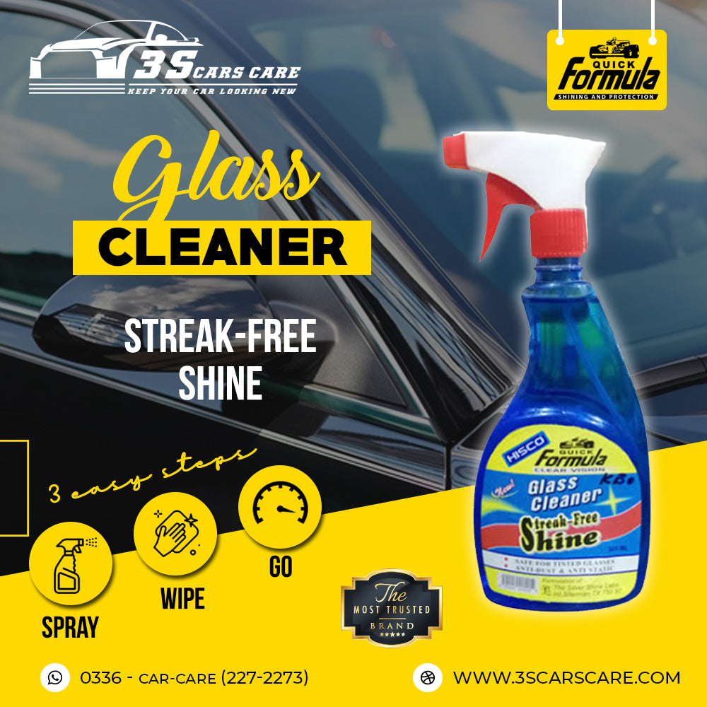 FORMULA Clear Vision Glass Cleaner – Streak-Free Shine – 500ML | HISCO