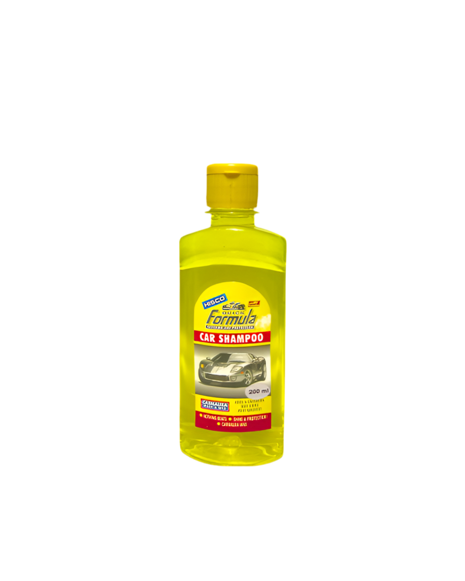 FORMULA Car Shampoo Carnauba Wash & Wax 200ml – High Foam | pH Balanced | Deep Gloss & Protection