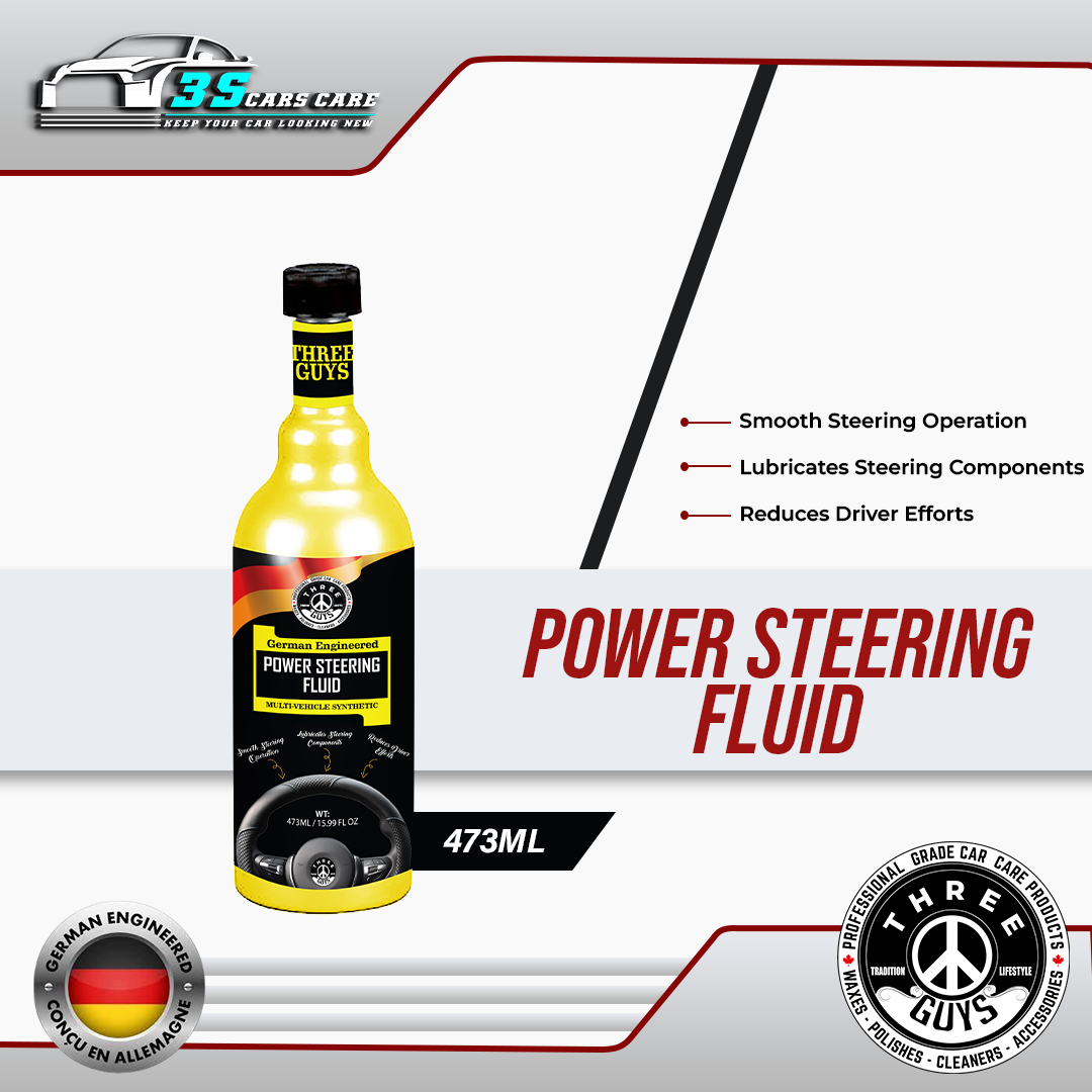 Power Steering Fluid Multi-Vehicle Synthetic | THREE GUYS - German Engineered