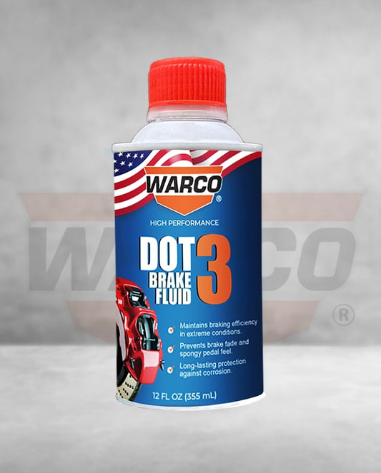 DOT3 Brake Fluid - 355ml - WARCO