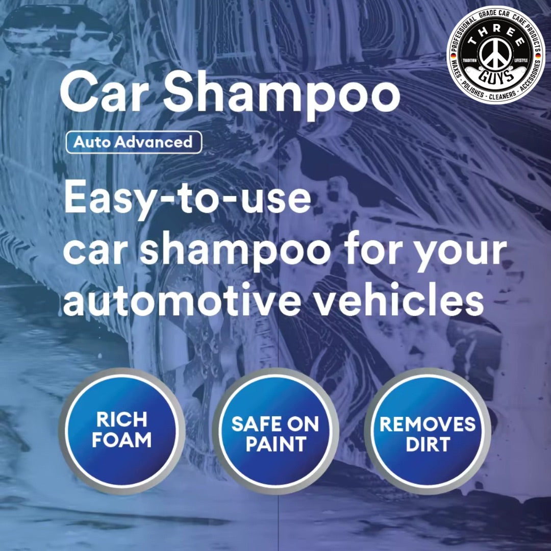 Citrus Wash & Gloss Car Shampoo – High Foam Snow Foam Shampoo for Car Wash & Shine | THREE GUYS – German Engineered