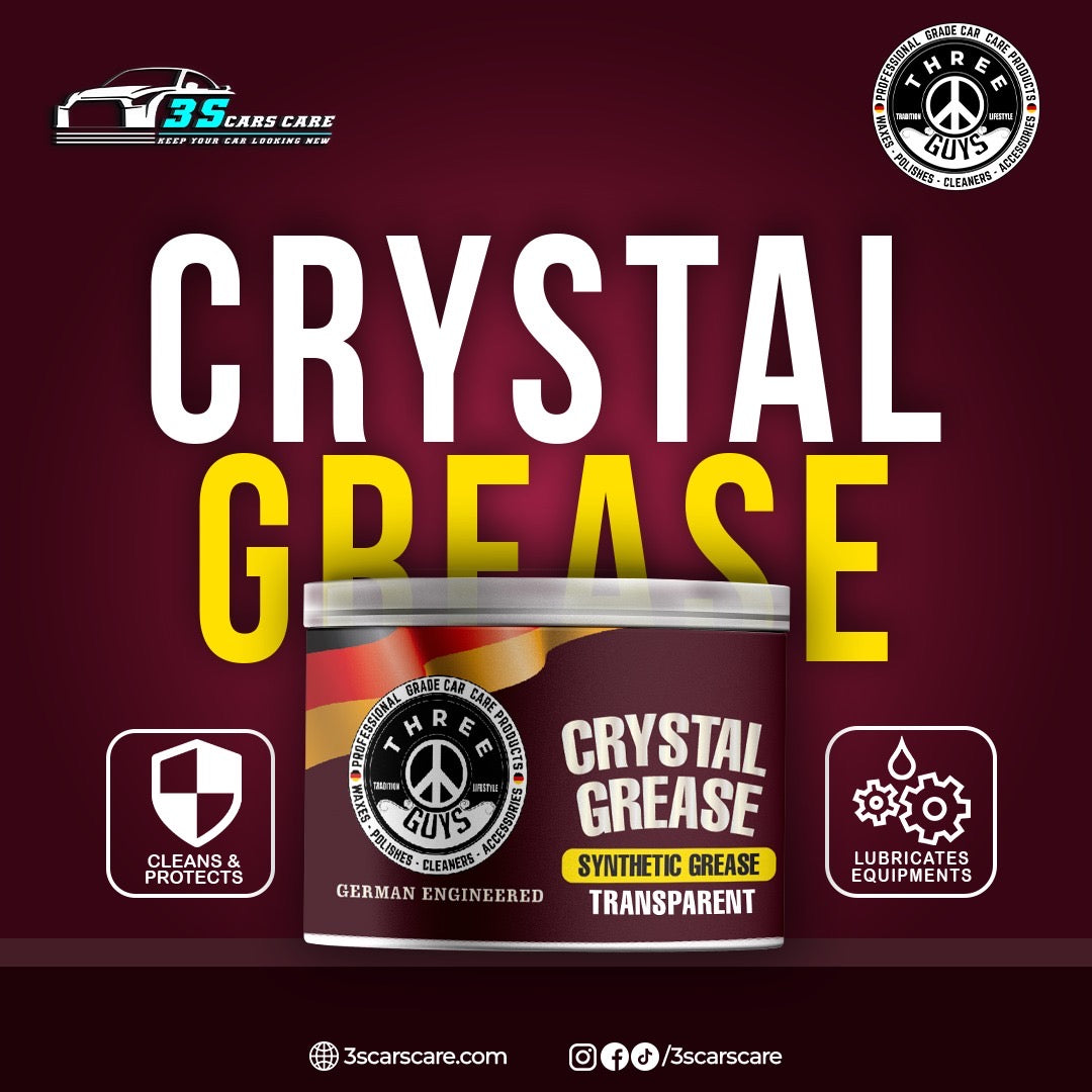 Crystal Grease – Transparent Synthetic Grade | THREE GUYS - German Engineered 100g