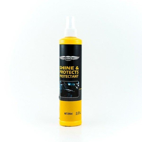 Shine Protects & Protectant 295ml – UV Protection for Vinyl, Rubber & Plastic | Non-Greasy Finish BOTNY