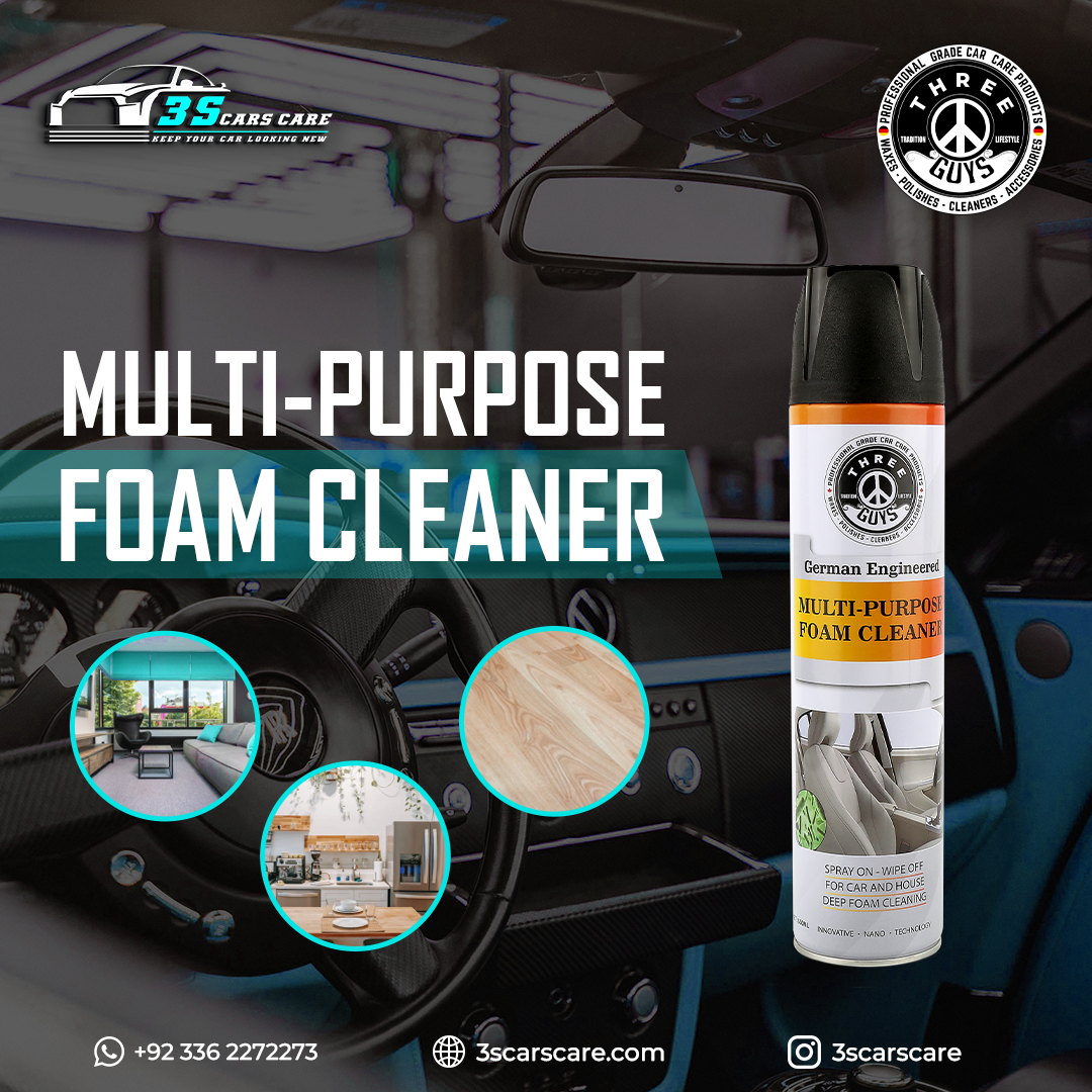 MULTIPURPOSE FOAM CLEANER – THREE GUYS