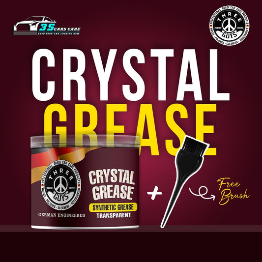 Crystal Grease – Transparent Synthetic Grade | THREE GUYS - German Engineered 100g