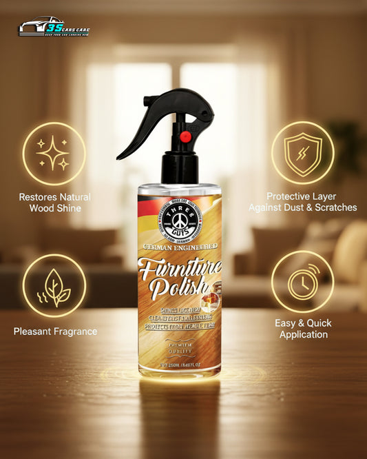 Furniture Polish – Wood Cleaner & Shine Protector | THREE GUYS - German Engineered