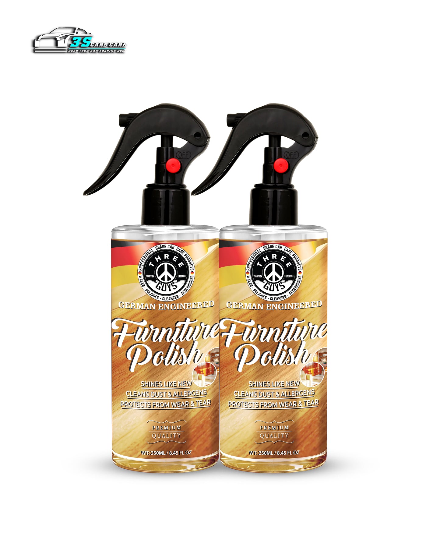 Furniture Polish – Wood Cleaner & Shine Protector | THREE GUYS - German Engineered
