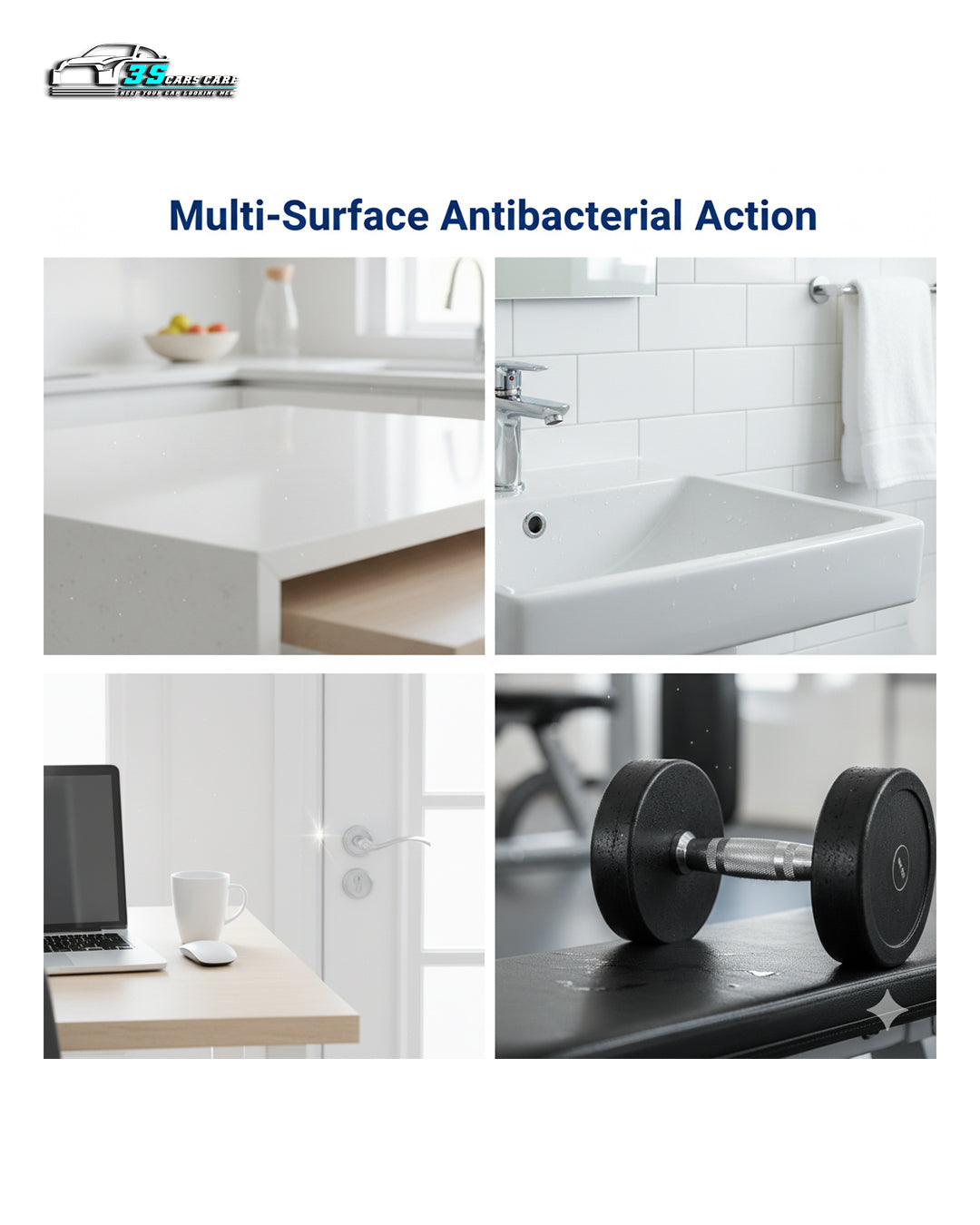 Germ Cleaner Disinfectant – Odor Eliminator & Surface Sanitizer | THREE GUYS - German Engineered