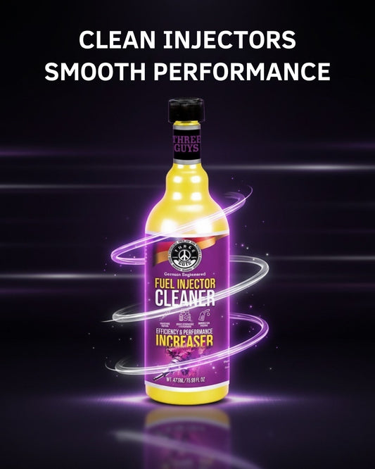 Fuel Injector Cleaner 473ml – Engine Performance & Efficiency Booster | Petrol Saver – THREE GUYS – German Engineered