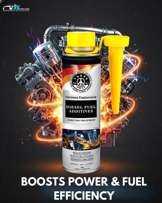 Diesel Fuel Additive | Injector Cleaner & Lubricant | Boosts Fuel Efficiency & Reduces Emissions – 320ml – THREE GUYS – German Engineered