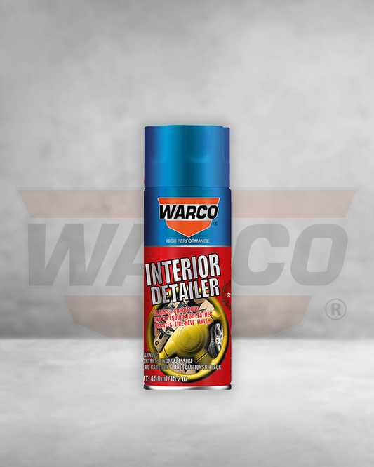 WARCO Interior Detailer 450ml – Dashboard Polish & Leather Conditioner with Rose Fragrance