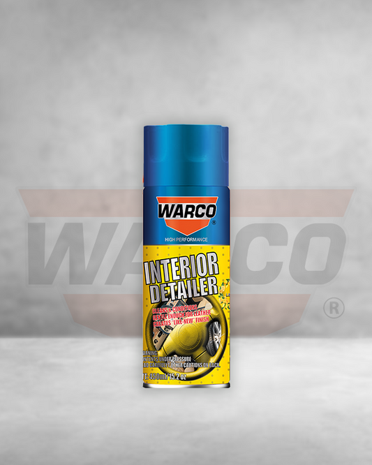 WARCO Interior Detailer 450ml – Dashboard Polish & Leather Conditioner with Lemon Fragrance