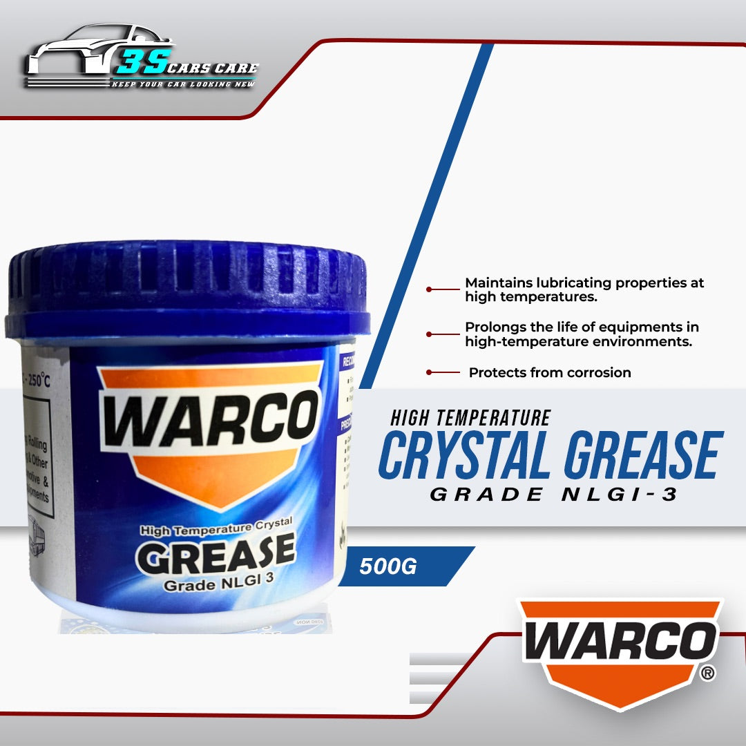 High Temperature Crystal Grease - NLGI 3 - 500g | WARCO