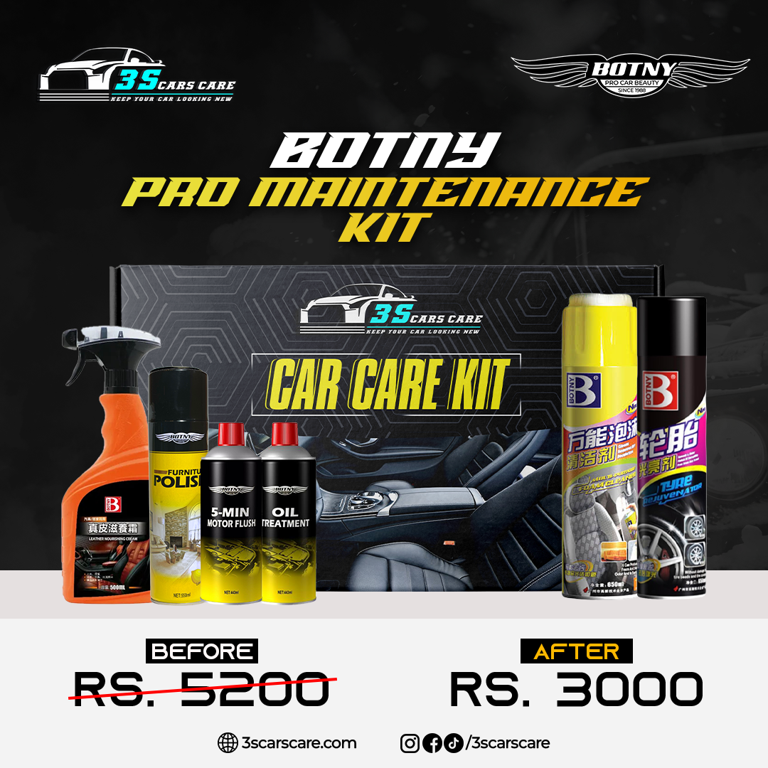 BOTNY PRO MAINTENANCE KIT β Complete Car Care Solution (6-in-1)