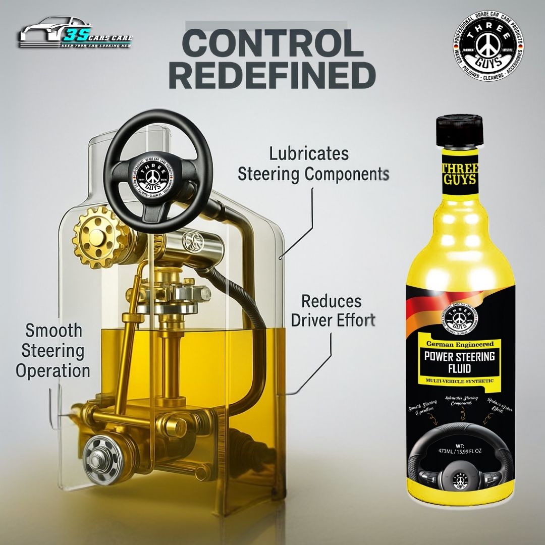 Power Steering Fluid Multi-Vehicle Synthetic | THREE GUYS - German Engineered