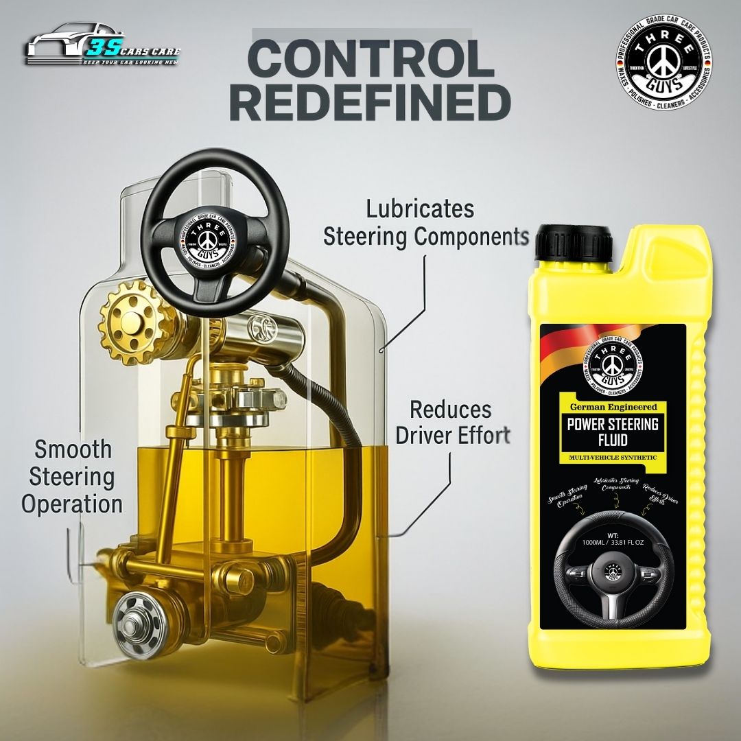 Power Steering Fluid Multi-Vehicle Synthetic | THREE GUYS - German Engineered