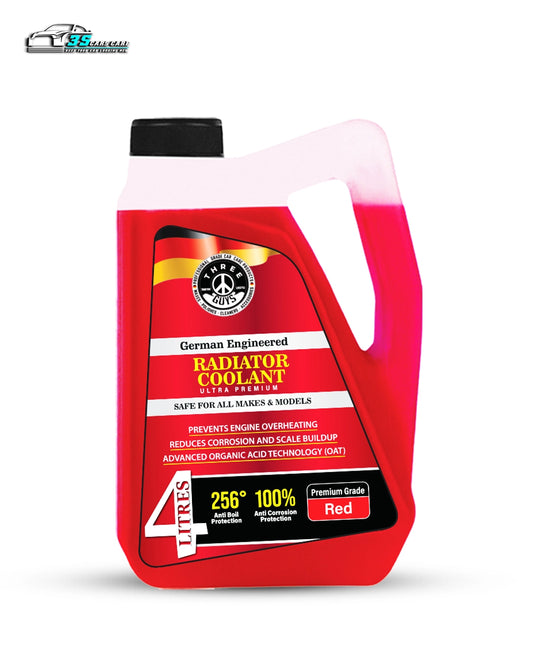 Radiator Coolant Red – Premium Grade | (OAT) Technology | THREE GUYS - German Engineered