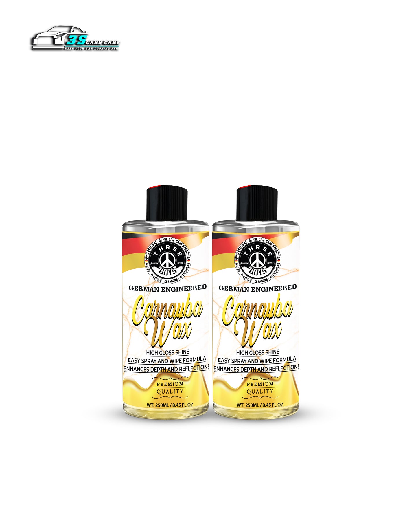 Carnauba Wax – Deep Gloss – 250g | THREE GUYS - German Engineered