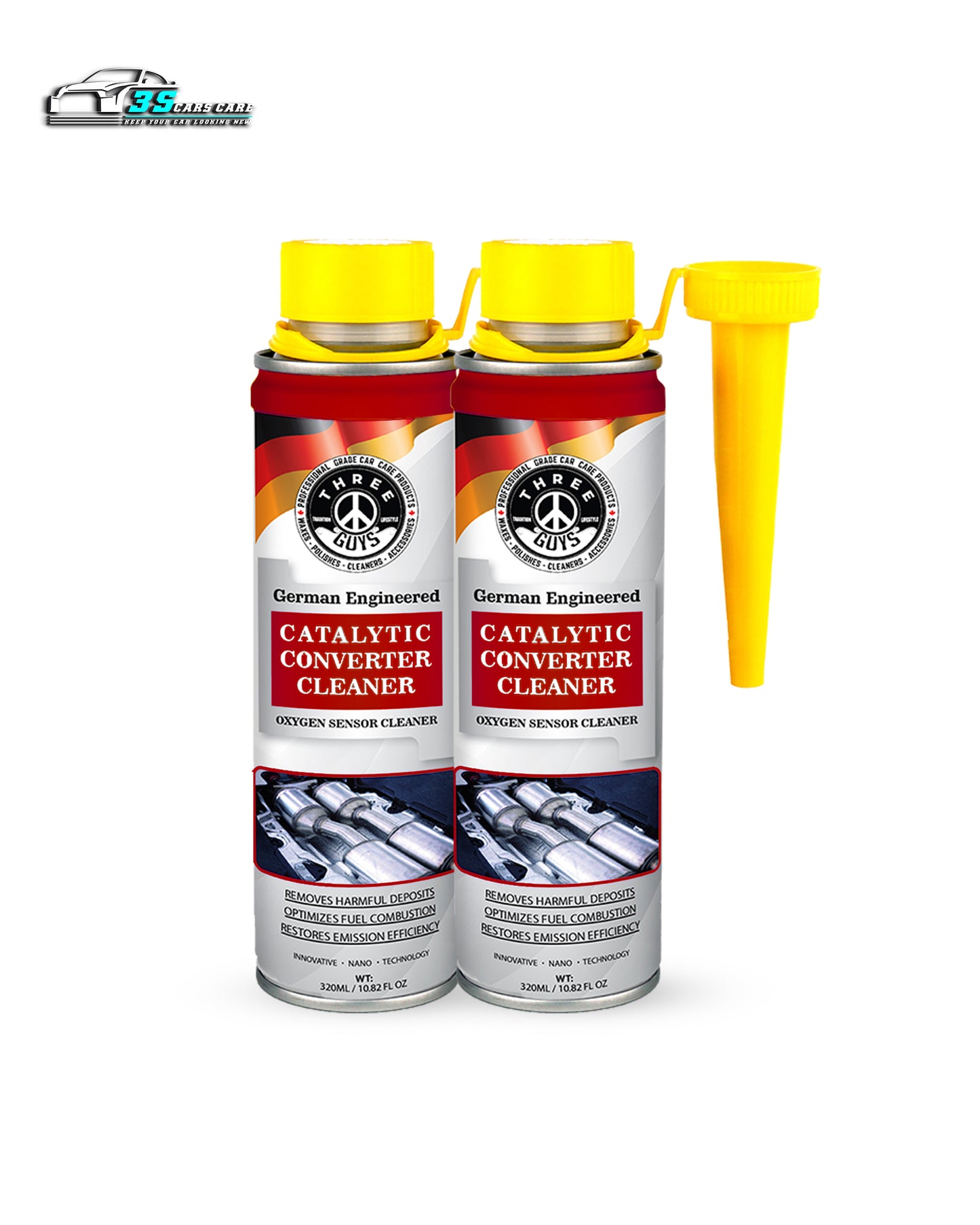 Catalytic Converter Cleaner - 320ml | THREE GUYS (German Engineered)