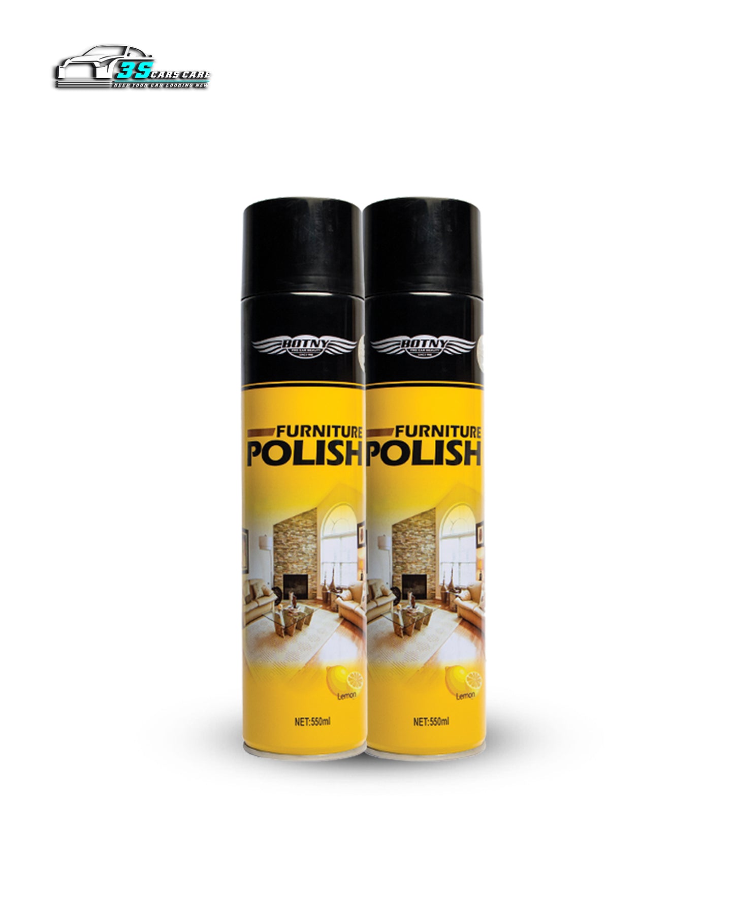 Furniture Polish | Wood Cleaner & Protector Spray (550ml) - BOTNY