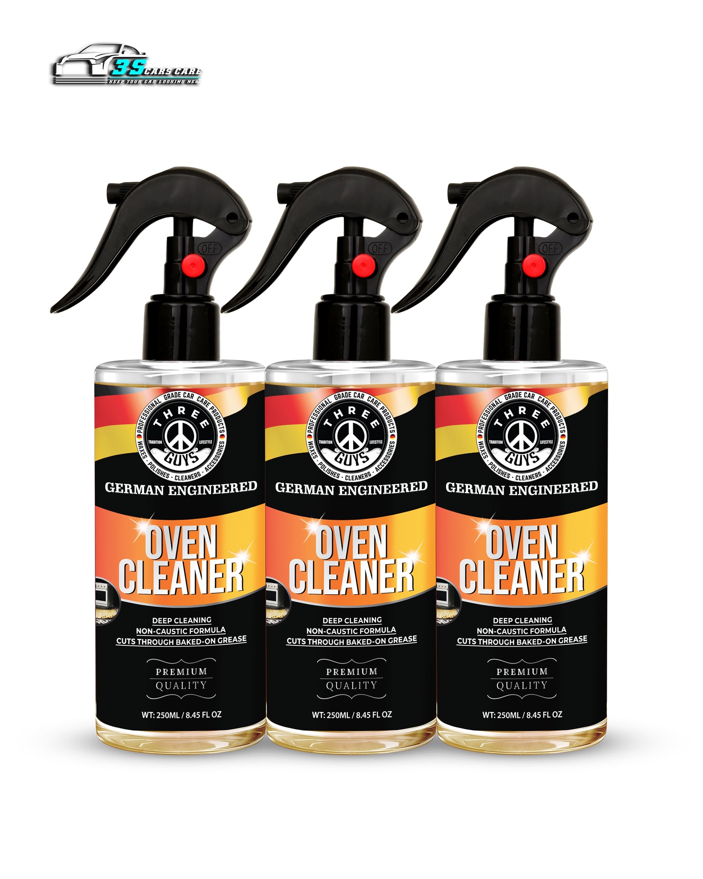 Oven Cleaner – Heavy-Duty Grease & Spill Remover | THREE GUYS - German Engineered