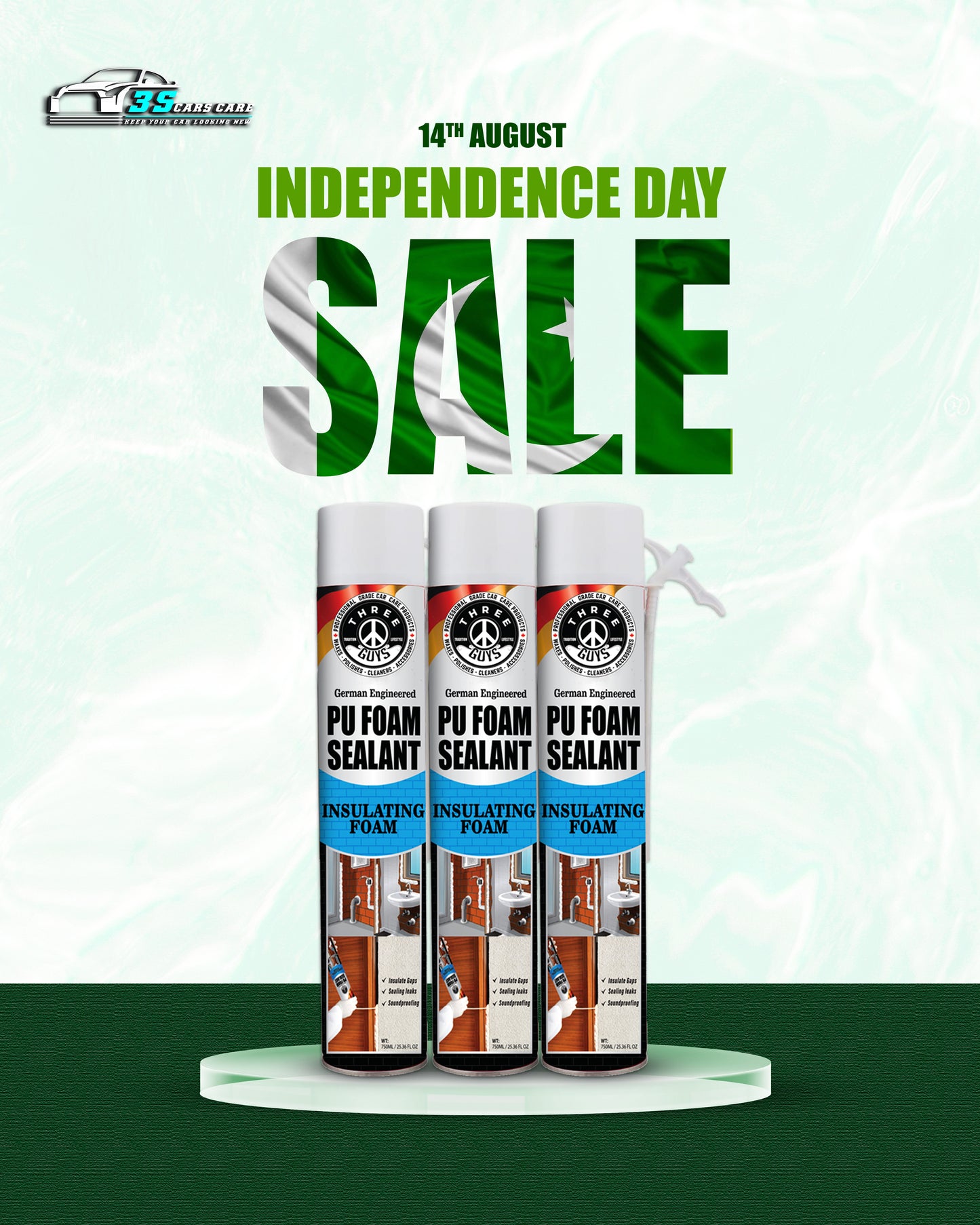 PU Foam Sealant – Insulate, Seal & Protect | THREE GUYS - German Engineered