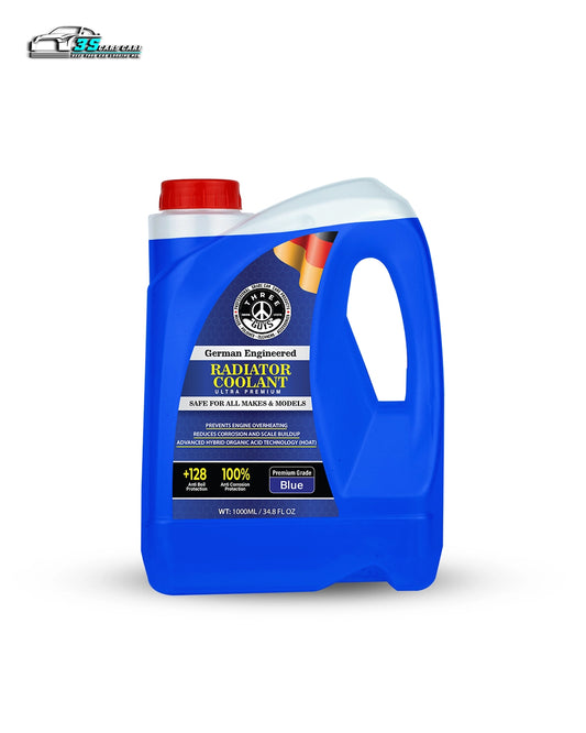 Radiator Coolant Blue – Premium Grade | (HOAT) Technology | THREE GUYS - German Engineered