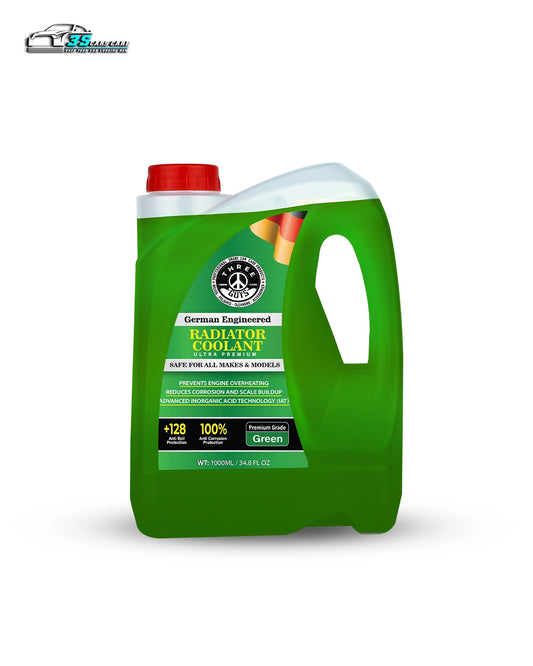 Radiator Coolant Green – Premium Grade | (IAT) Technology | THREE GUYS - German Engineered