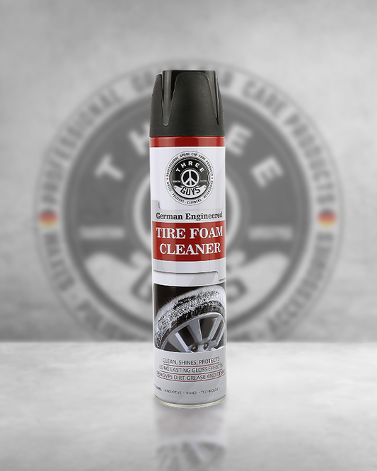 Tire Foam Cleaner – Clean, Shine and Protect | THREE GUYS | German Engineered