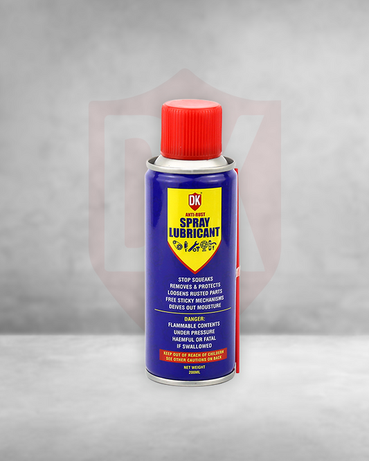 Anti-Rust Lubricant Spray – 200ml | Multi-Purpose Rust Remover & Metal Lubrication Spray for Car, Home, Machine | DK