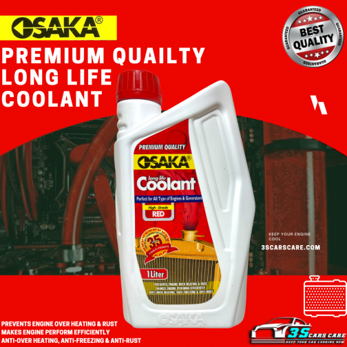 Long Life Coolant - HIGH GRADE RED - 1 Litre - OSAKA