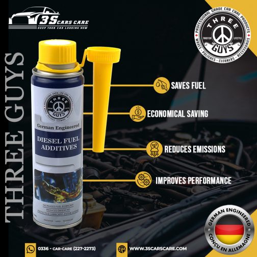 Diesel Fuel Additive - THREE GUYS (German Engineered)