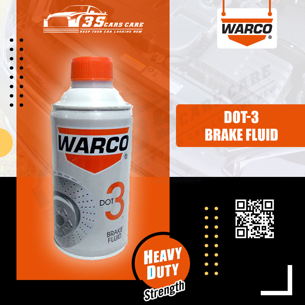 DOT3 Brake Fluid - 355ml - WARCO