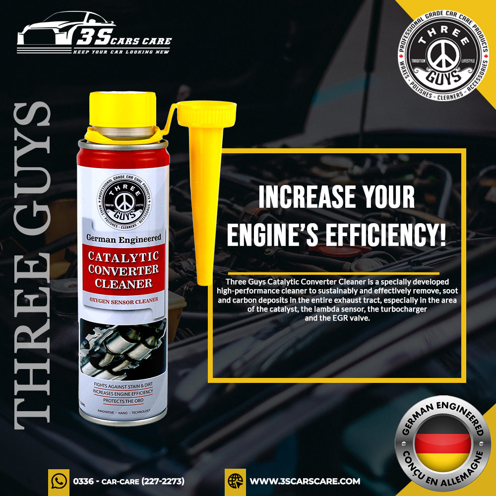 Catalytic Converter Cleaner - THREE GUYS (German Engineered)