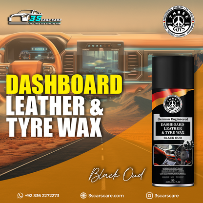 Black Oud - Dashboard Leather & Tyre Wax | THREE GUYS