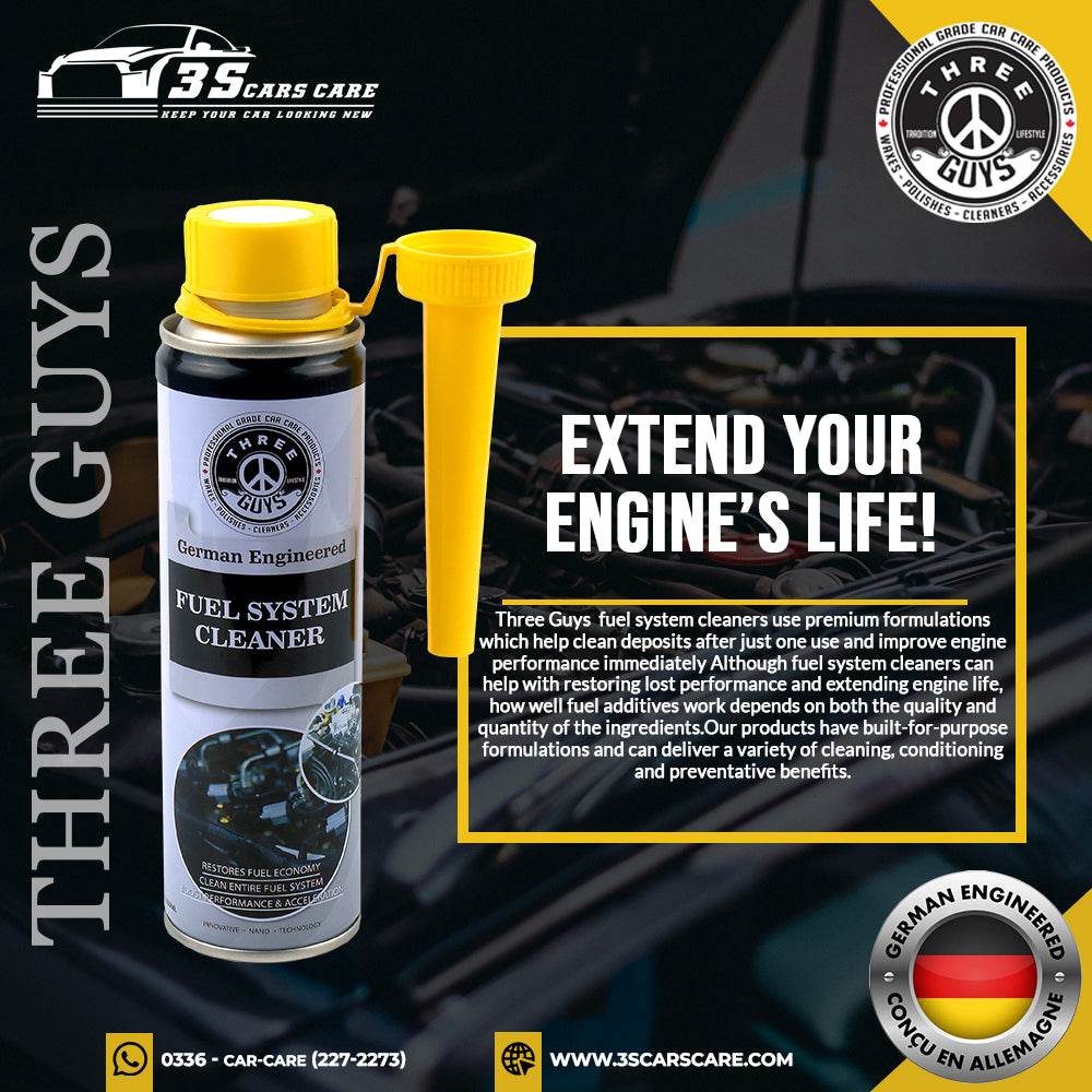 Fuel System Cleaner - 320ml - THREE GUYS (German Engineered)