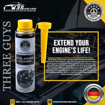 Fuel System Cleaner - 320ml - THREE GUYS (German Engineered)