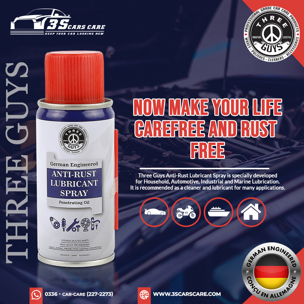 Anti-Rust Lubricant Spray 100ml – THREE GUYS