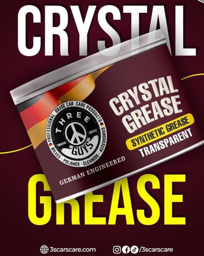 Crystal Grease – Transparent Synthetic Grade | THREE GUYS - German Engineered 100g