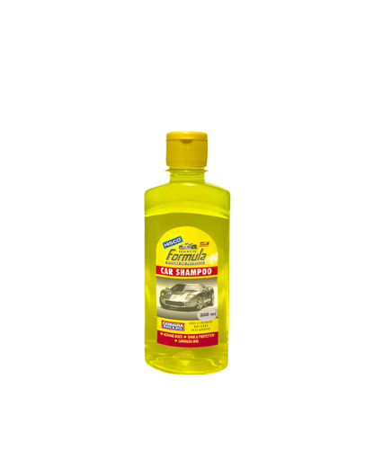 FORMULA Car Shampoo Carnauba Wash & Wax 200ml – High Foam | pH Balanced | Deep Gloss & Protection