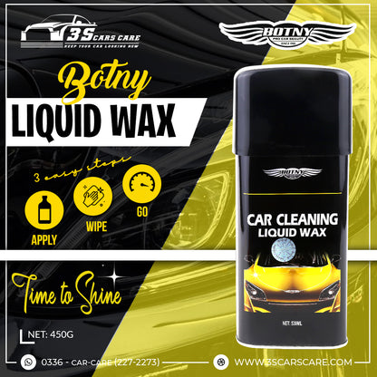 Car Cleaning Liquid Wax - 530ml - BOTNY