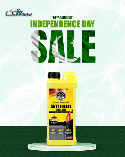 Antifreeze Coolant Red – Premium Grade | OAT Formula | THREE GUYS - German Engineered
