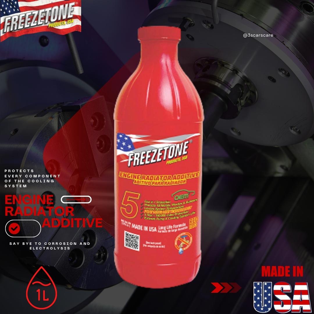 Anti-freeze Coolant - RED - 1Ltr. - FREEZETONE (U.S.A.)